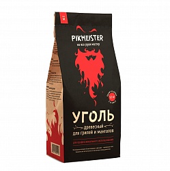 Уголь древесный Pikmeister® M в пакете (1.2 кг, 12 л)
