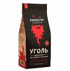 Уголь древесный Pikmeister® XL в пакете (8 кг, 45 л)
